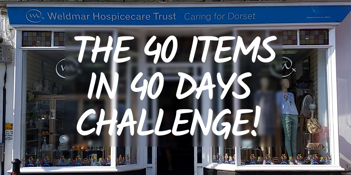 Give up 40 items in 40 days for lent.