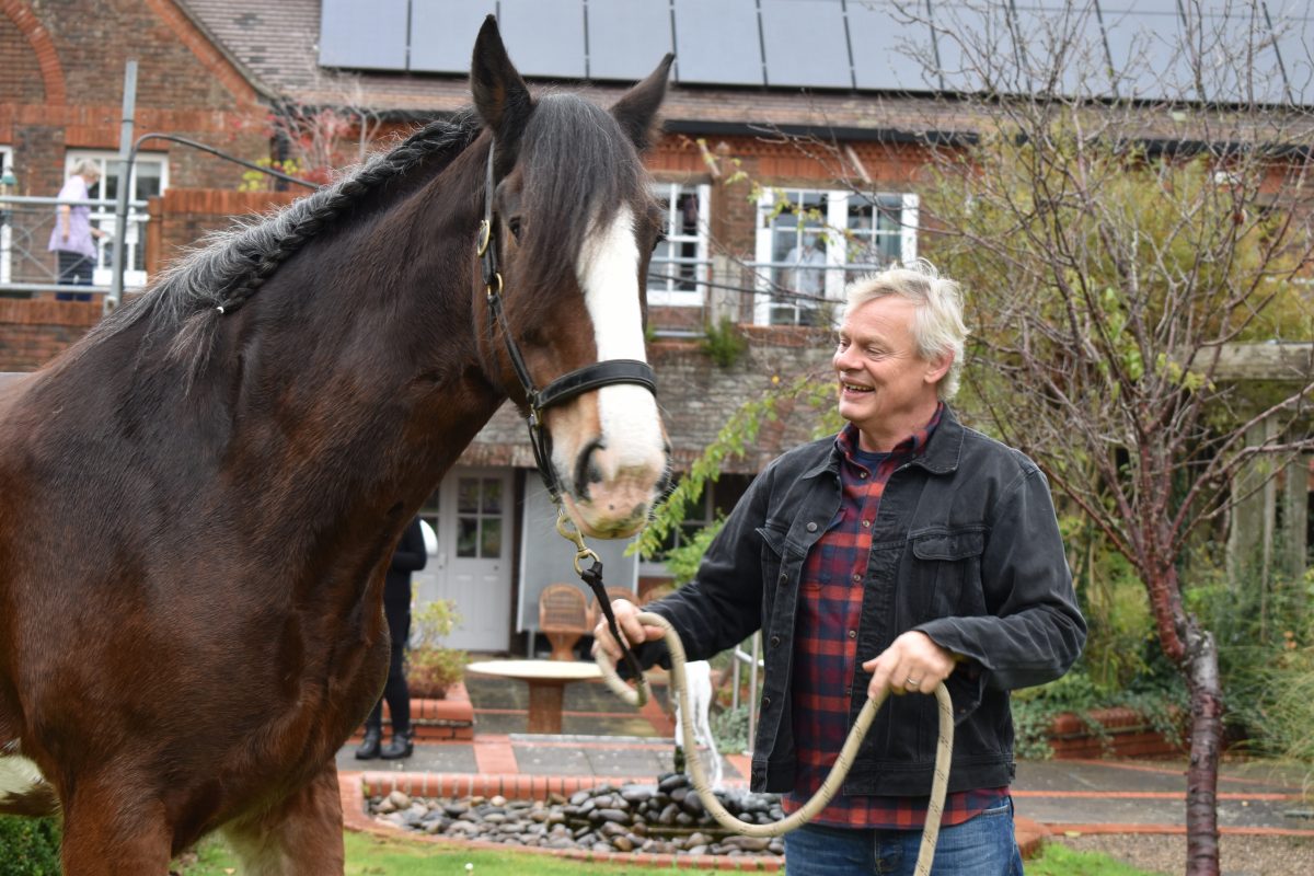 Martin Clunes and Bruce