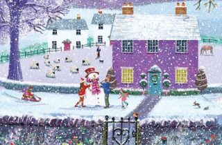 Country House Christmas card