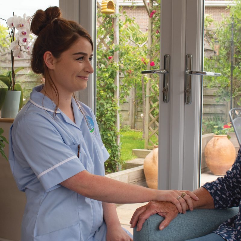 Bonnie with Patient