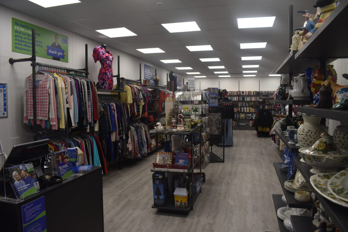 New Charity Shop In Yeovil Weldmar Hospicecare