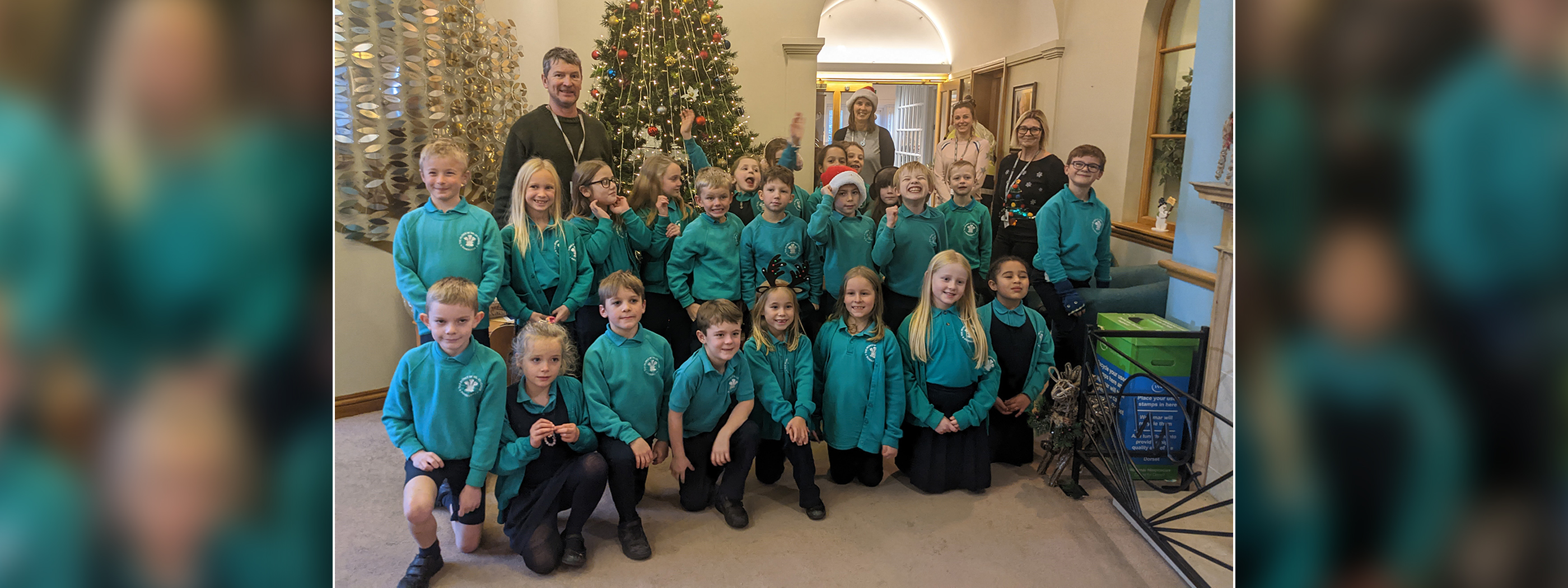 Children from Prince of Wales school