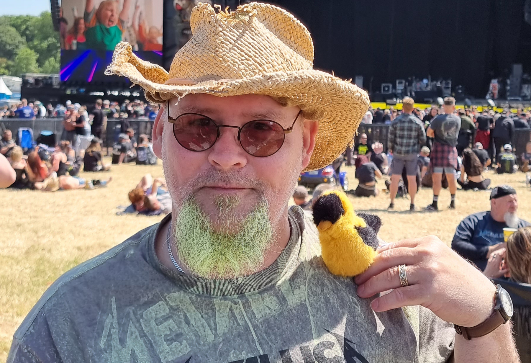 Graham's Story Graham Jones enjoying gig at Download Festival