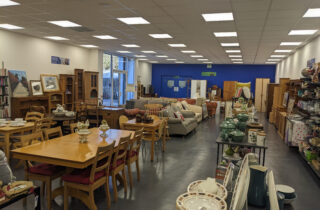 Weldmar Hospicecare first superstore indoor shop