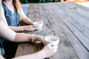 Support for Carers carers with coffee