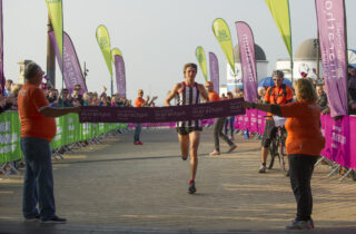 Take on a Challenge Bournemouth Marathon finish line